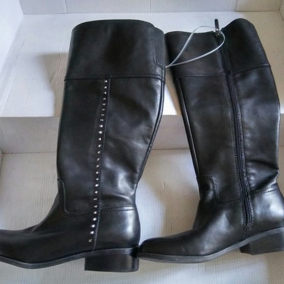 Marc Fisher Galaya Leather Studded Boot Size 6M - Picture 10 of 12